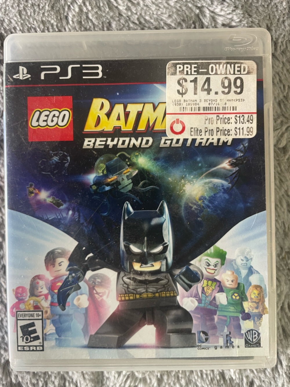 Lego Batman Beyond Gotham Cover Art - Black/Yellow/Blue